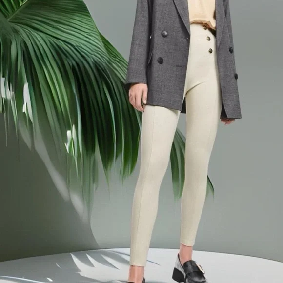 Zara button leggings - Picture 2 of 10